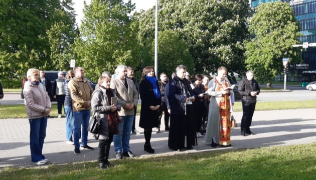 В Естонії українська громада помолилася за перемогу України у війні з росією