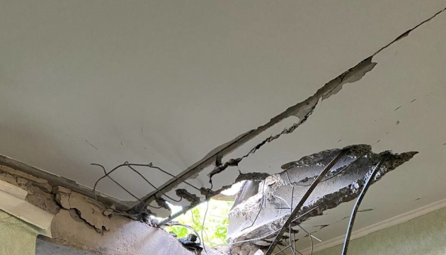 Enemy shelling damages kindergarten in Dnipropetrovsk region