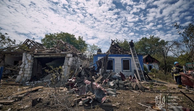 Russian missile strike on Donetsk region: dozens of homes damaged, one person killed