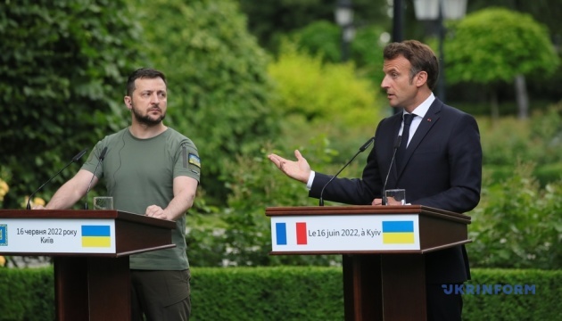 Ukraine will decide when and on what terms to end war - Macron