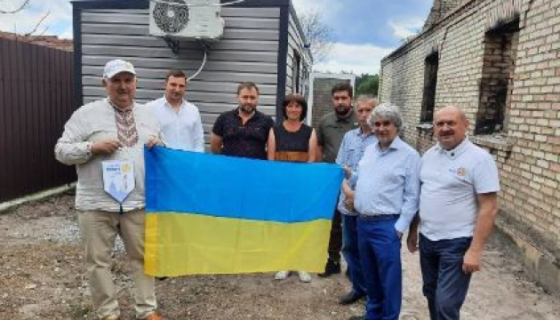 У Мощуні на Київщині встановили перший модульний будинок у приватному секторі 