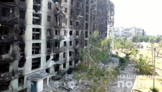 Three factories, houses, school come under Russian fire in Luhansk region