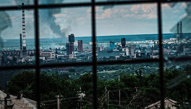 Sievierodonetsk under Russian occupation, civilians leave bomb shelters at Azot plant