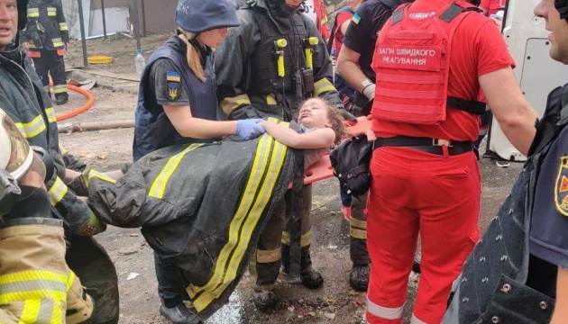 Seven-year-old girl rescued from rubble after Russia’s strike on house in Kyiv 