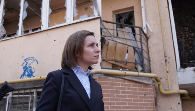 Sandu sieht mit eigenen Augen Zerstörungen in Butscha, Irpin und Borodjanka