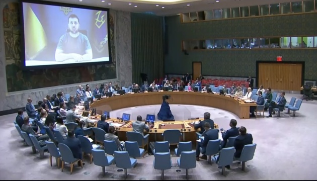 Зеленский призвал ООН лишить россию полномочий в Генассамблее за нарушение Устава