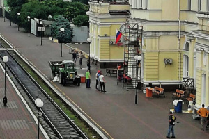 Загарбники перенесли «відновлення» залізничного сполучення між Херсоном і Кримом