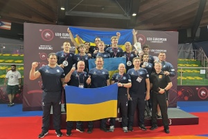 Збірна України стала третьою на першості Європи з вільної боротьби