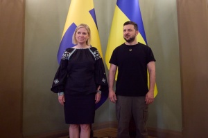 Ucrania y Suecia firman una declaración conjunta sobre cooperación