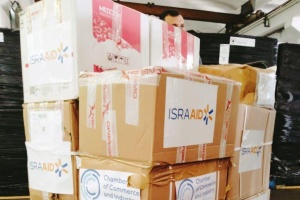 В Харьков из Израиля доставили 9 тонн медицинских препаратов