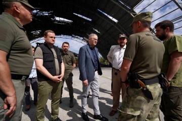 Australiens Premierminister Albanese besucht Butscha, Irpin und Hostomel