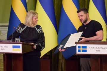 Ukraina i Szwecja podpisały wspólne oświadczenie - Zełenski opowiedział o szczegółach