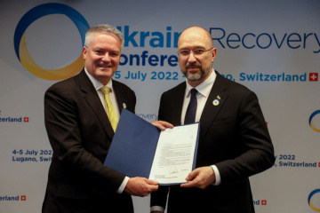 Shmygal presenta una solicitud de adhesión de Ucrania a la OCDE