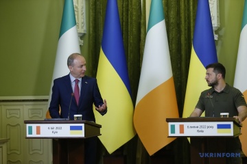 Selenskyj empfängt Premierminister von Irland