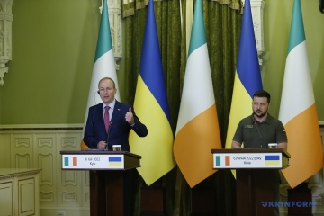 マーティン・アイルランド首相、ウクライナ訪問　ゼレンシキー宇大統領と会談