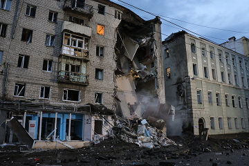 Vorerst keine Opfer bei Raketenangriff auf Charkiw