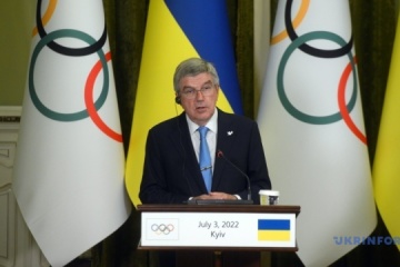 Zelenskyy et le président du Comité international olympique Bach ont discuté de la coopération
