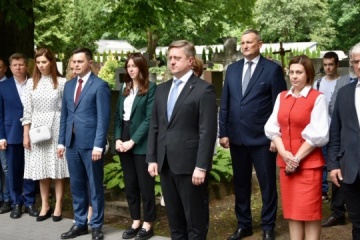 Nowy ambasador Ukrainy w Polsce wziął udział w wielu uroczystościach

