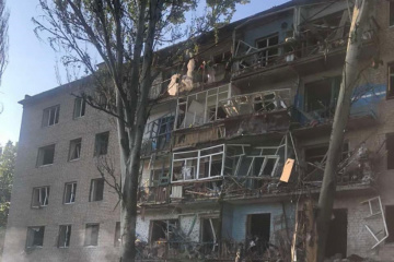 In Bachmut durch russischen Beschuss fünfstöckigen Gebäudes eine Person gestorben