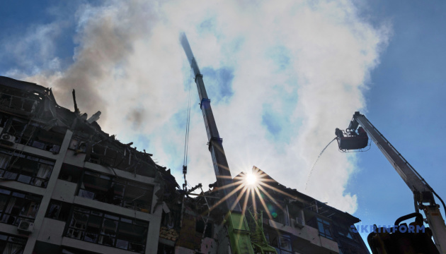 Three people still trapped under rubble of recreation center in Serhiivka