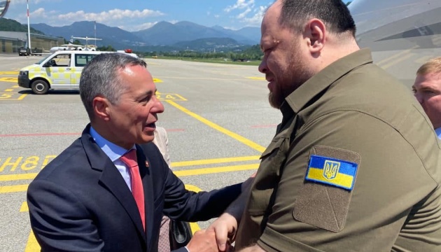 Stefanchuk arrives in Switzerland to discuss “Marshall Plan” for Ukraine
