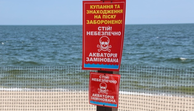 На морське узбережжя Одещини винесло дві річкові міни