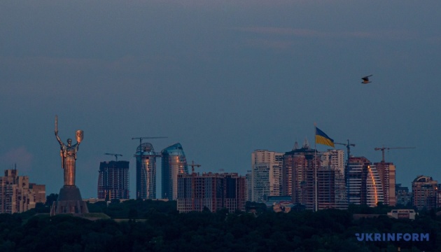 В Киеве утром воздух чистый