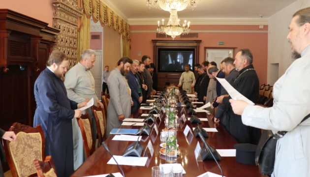 В Софии Киевской прошла встреча духовенства ПЦУ и УПЦ московского патриархата