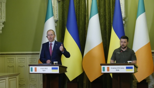 Zelensky meets with Prime Minister of Ireland