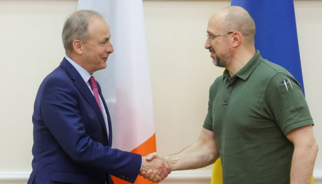 Schmyhal trifft sich mit dem irischen Premierminister Micheál Martin