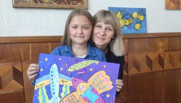 Картину 11-летней волынянки, которая стала эскизом для марки «Українська мрія», продали на аукционе