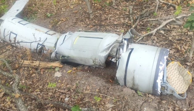 Roof of private house was damaged as result of falling debris in Kyiv region