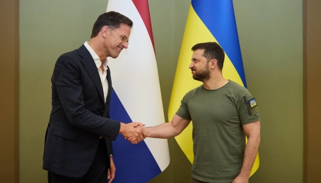 Zelensky meets with Rutte in Kyiv 