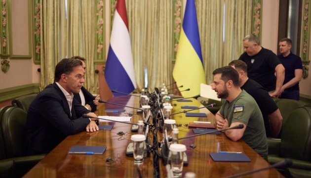 Zelensky: Netherlands among top ten partners of Ukraine in terms of security assistance
