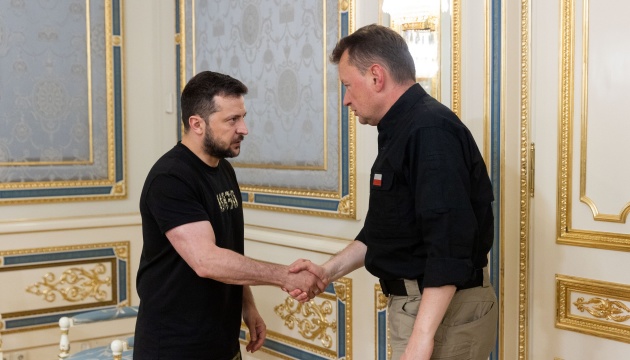 Zełenski spotkał się z ministrem obrony RP

