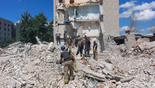 Forty-five bodies recovered from under rubble in Chasiv Yar