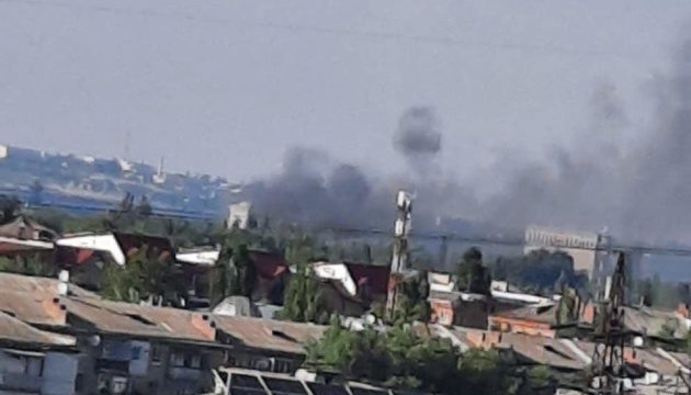 Ukrainian forces strike Russian positions in Nova Kakhovka