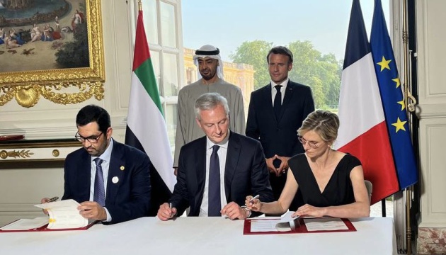 Франція та ОАЕ підписали угоду про стратегічне партнерство у сфері енергетики