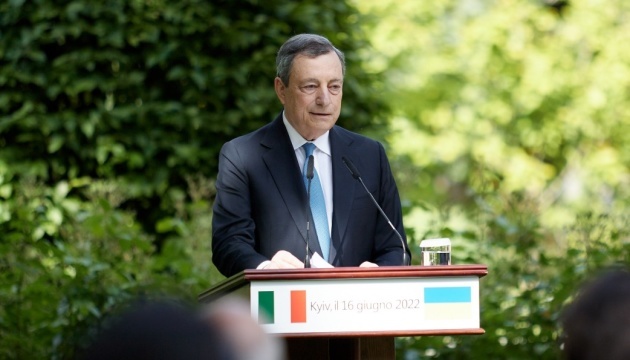 Zelensky agradece a Draghi y espera que Italia siga apoyando a Ucrania