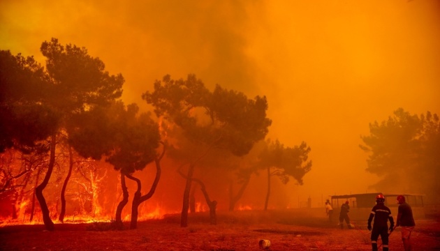 Лісові пожежі у Греції: На острові Лесбос евакуювали людей