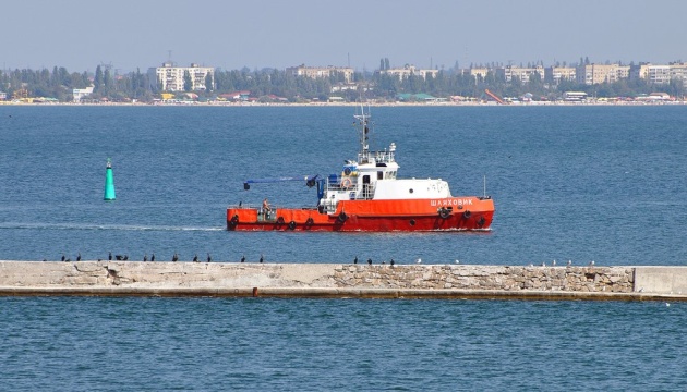 На Одещині у гирлі Дунаю зіткнулося з міною гідрографічне судно
