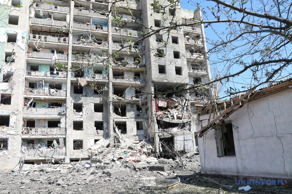 Consequences of a missile attack on Serhiivka / Photo: Nina Liashonok. Ukrinform
