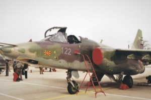 Macedonia del Norte dona cuatro aviones Su-25 a Ucrania
