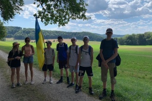 У Німеччині СУМівці підняли синьо-жовтий прапор у горах Швабського Альбу