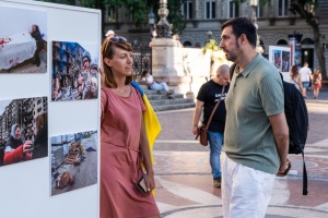 У Будапешті відбулася виставка фотографій, зроблених під час війни в Україні