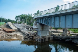 На Сумщині відновлюють дороги і мости лише з дозволу військових – ОП