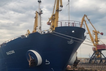 Erstes Schiff mit Mais verlässt Hafen Odessa