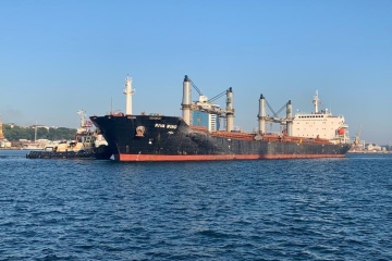 ウクライナの港から食糧積載の船がさらに４隻出港