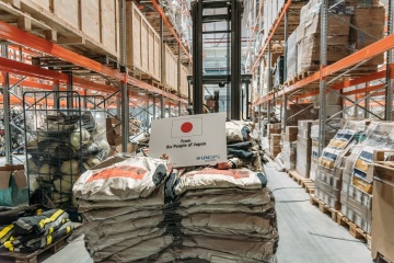 日本政府、国連機関とともに１００トン強の人道支援をウクライナに提供