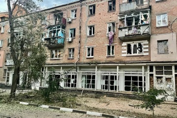 Woman injured in enemy strike on Nikopol district